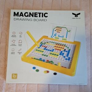 Magnetic Drawing Board - Yellow